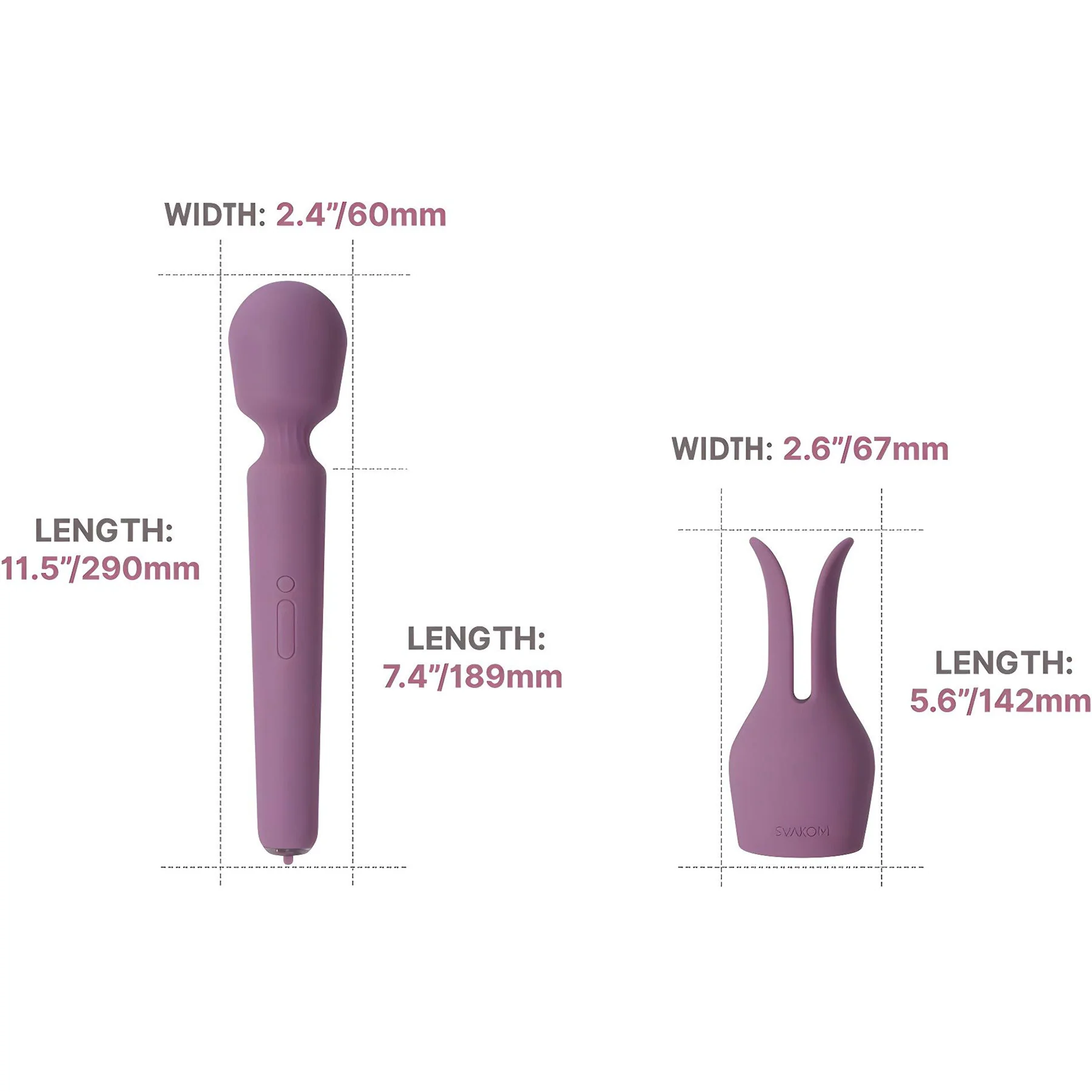 SVAKOM Emma Neo 2 Interactive App Enabled Warming Silicone Vibrator With Rabbit Ears - Image 11