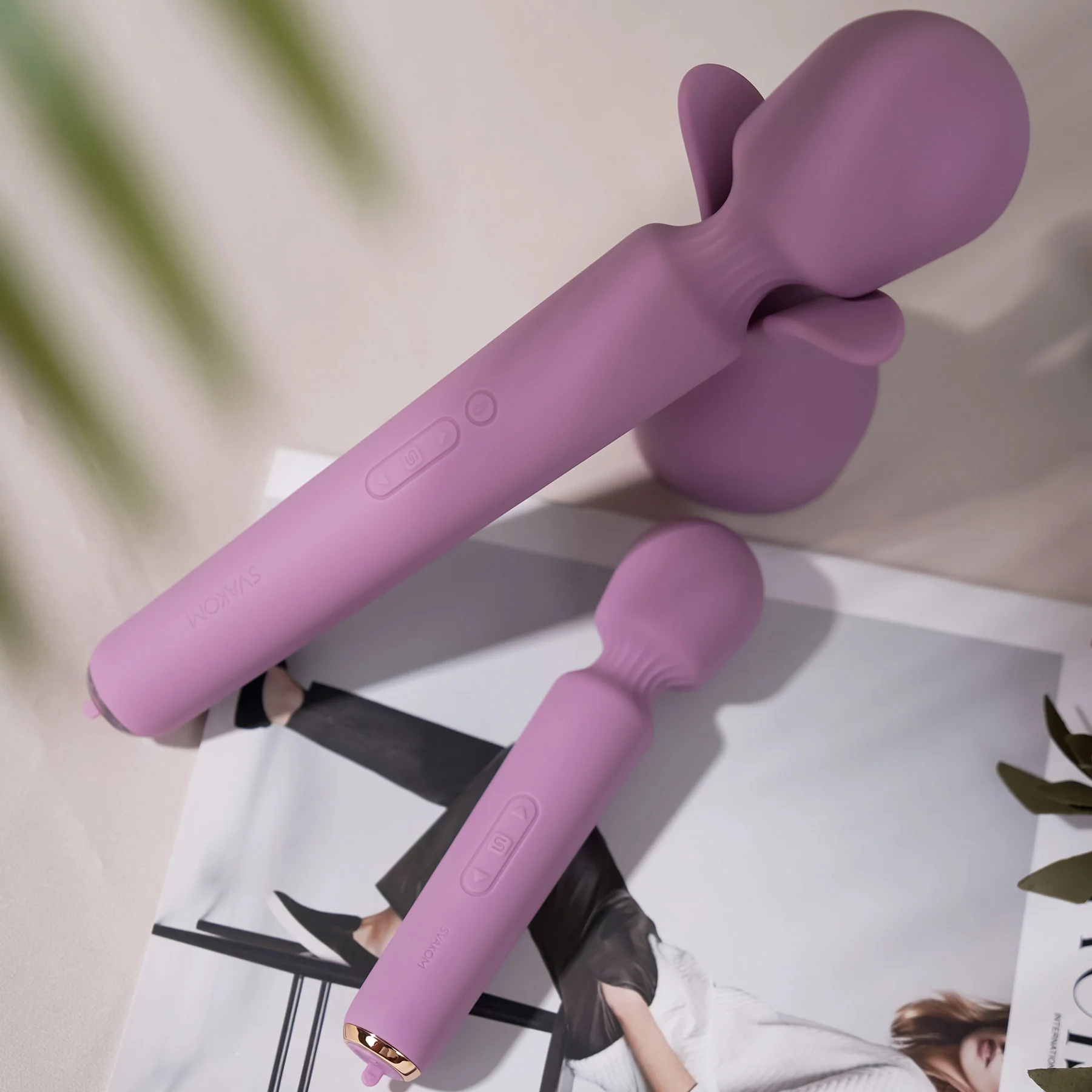 SVAKOM Emma Neo 2 Interactive App Enabled Warming Silicone Vibrator With Rabbit Ears - Image 16