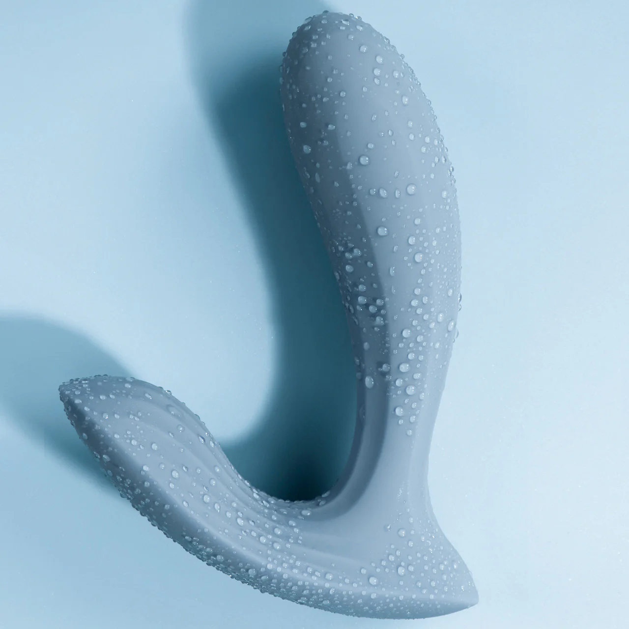 SVAKOM ERICA Wearable App Controlled Silicone Dual Stimulation Vibrator - Dusty Blue - Image 7