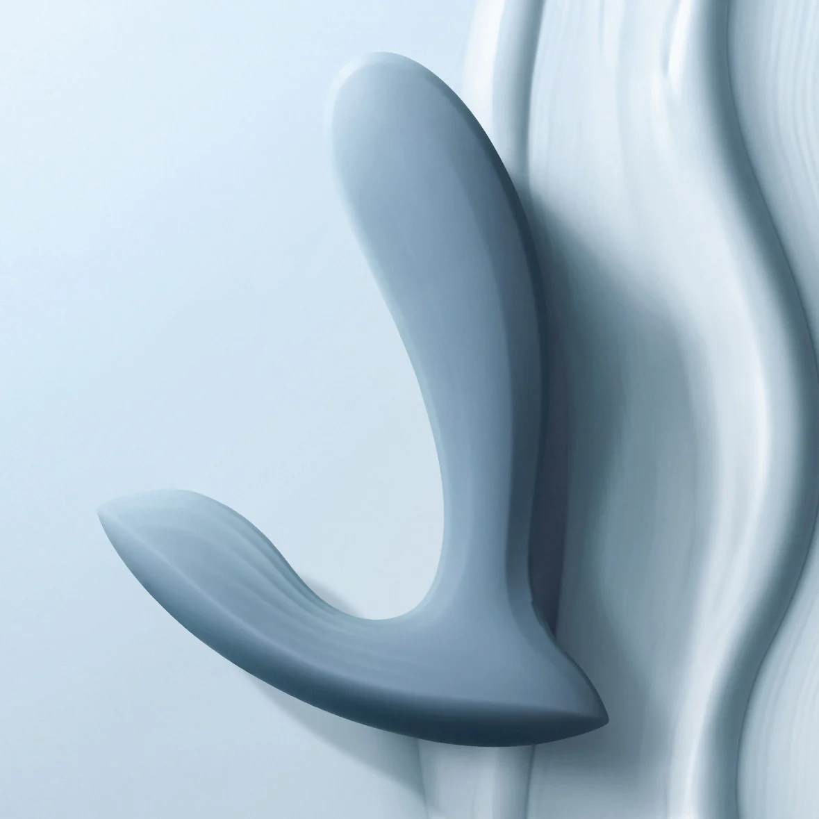 SVAKOM ERICA Wearable App Controlled Silicone Dual Stimulation Vibrator - Dusty Blue - Image 9