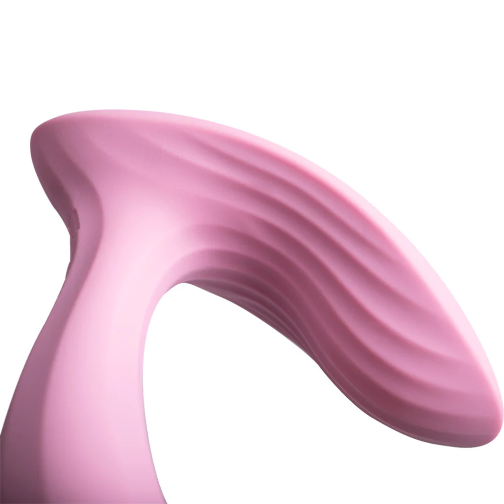 SVAKOM ERICA Wearable App Controlled Silicone Dual Stimulation Vibrator - Romantic Rose Pink - Image 4