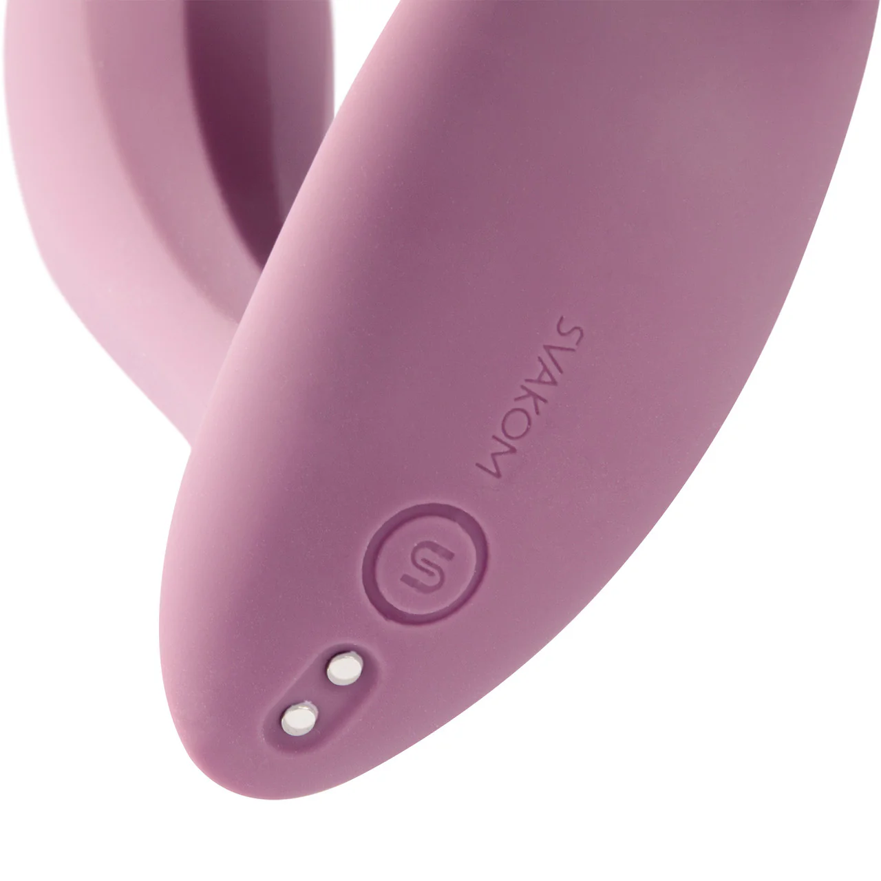SVAKOM ERICA Wearable App Controlled Silicone Dual Stimulation Vibrator - Romantic Rose Pink - Image 5