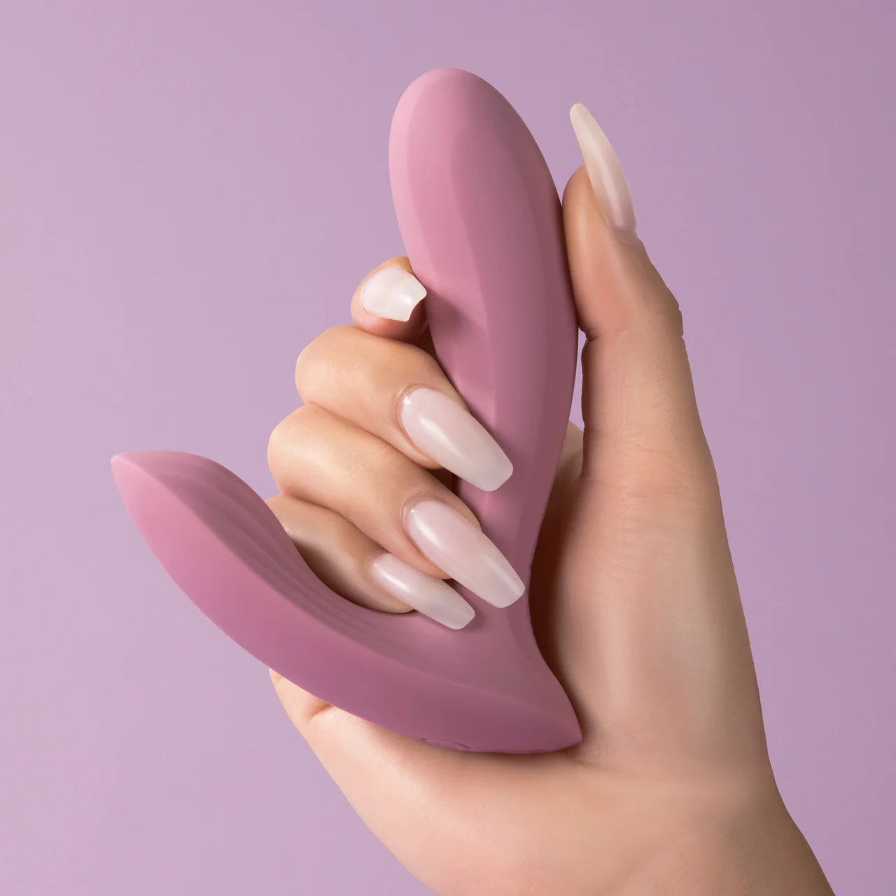 SVAKOM ERICA Wearable App Controlled Silicone Dual Stimulation Vibrator - Romantic Rose Pink - Image 6