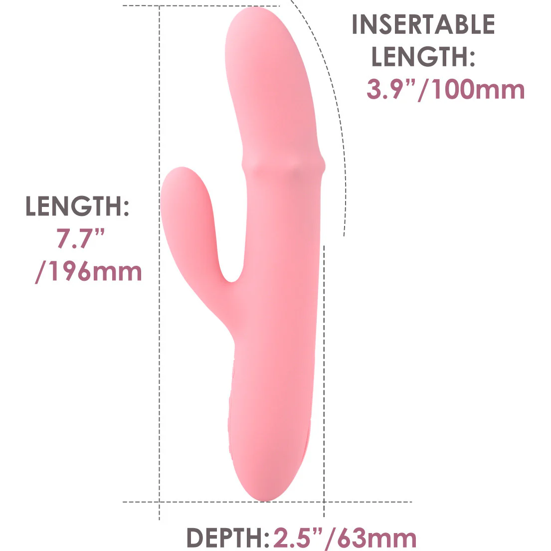 SVAKOM Mora Neo Rechargeable Silicone App Enabled Dual Stimulation Vibrator With Thrusting Beads - Image 16