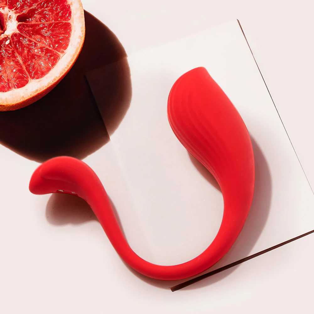 SVAKOM PHOENIX NEO Interactive App Controlled Silicone Waterproof Rechargeable Bullet Vibrator - Red - Image 4