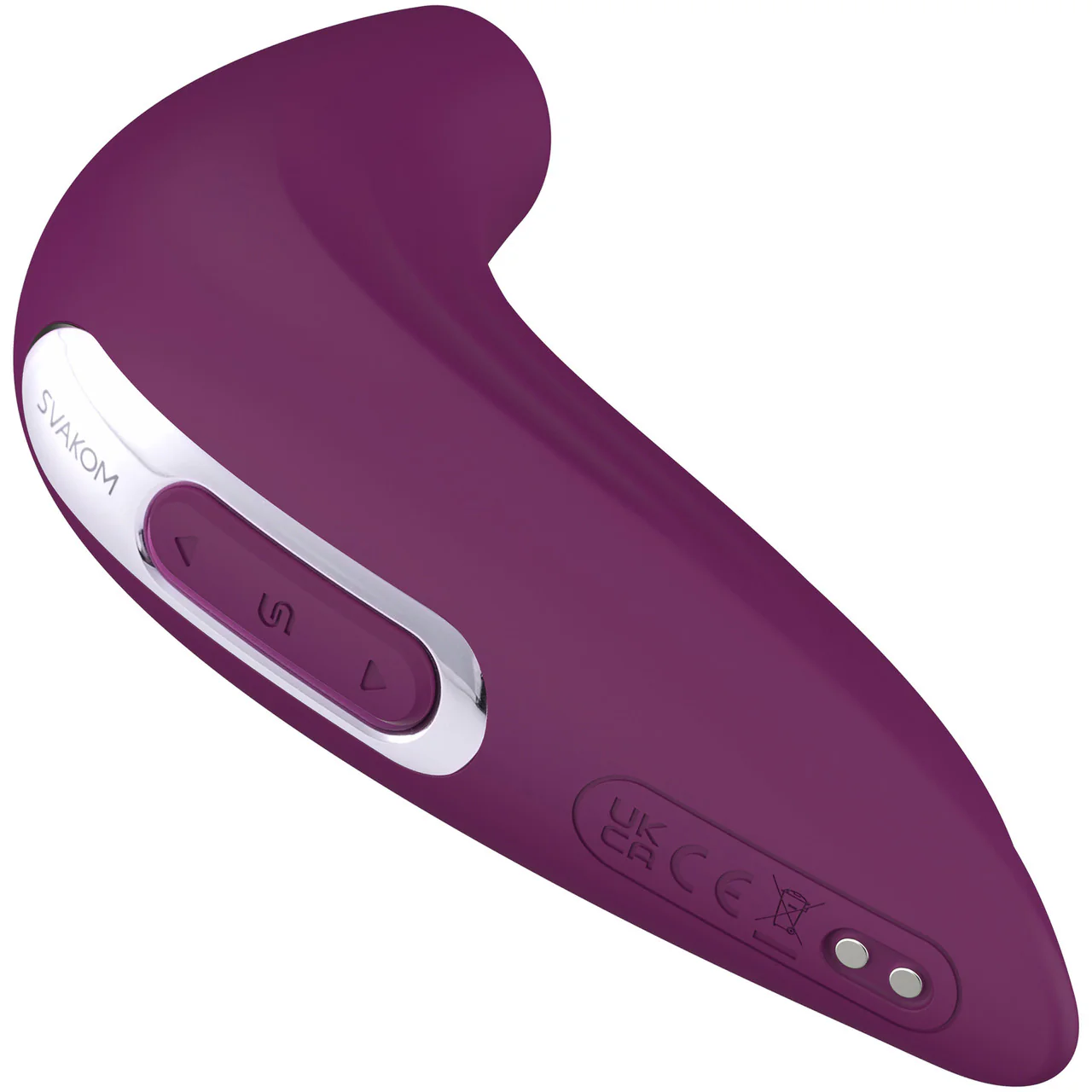 Svakom Pulse Union Rechargeable App Enabled Silicone Pressure Wave Clitoral Stimulator - Violet - Image 2