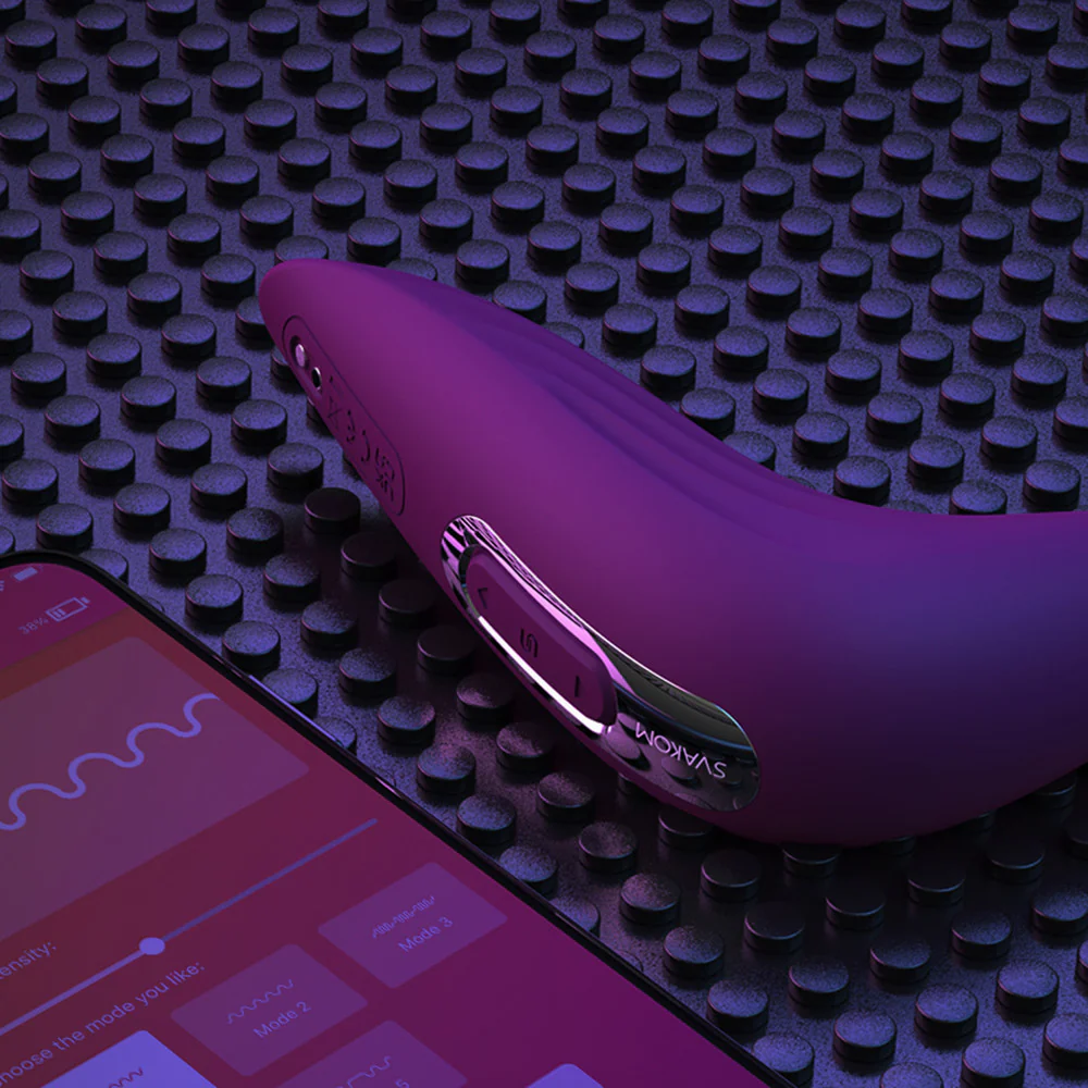 Svakom Pulse Union Rechargeable App Enabled Silicone Pressure Wave Clitoral Stimulator - Violet - Image 7