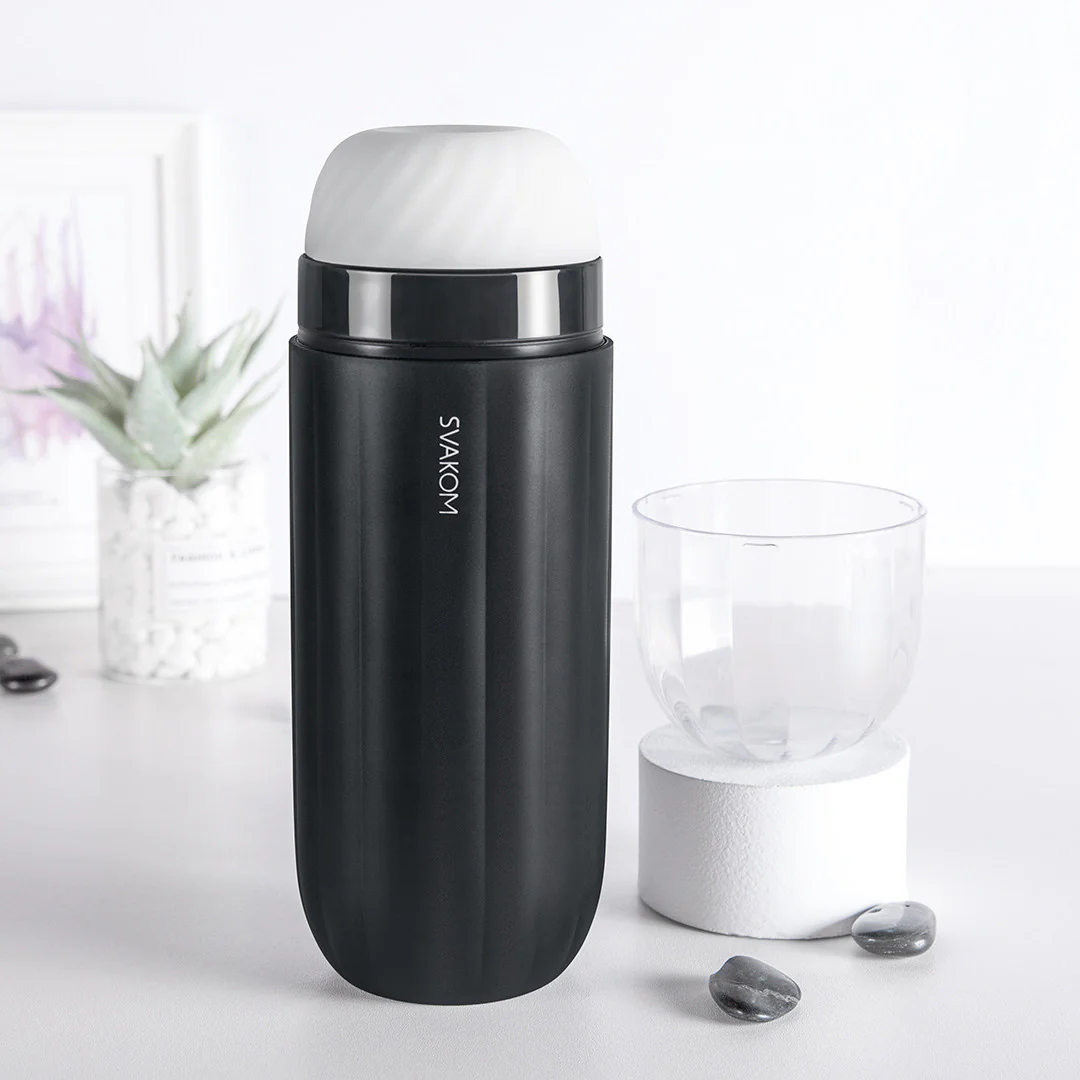 SVAKOM SAM NEO Powerful App Enabled Interactive Penis Masturbator With Suction & Vibration - Image 12