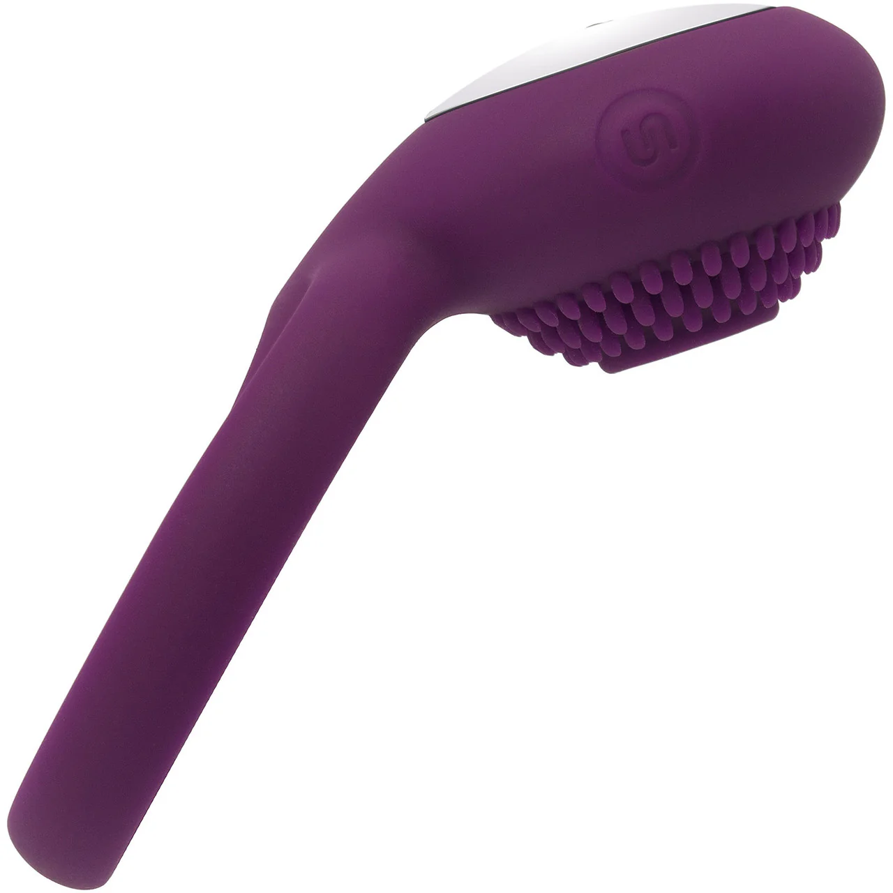 SVAKOM Tammy Double Ring Couples Vibrator Rechargeable Waterproof Silicone Cock & Balls Ring - Violet - Image 6