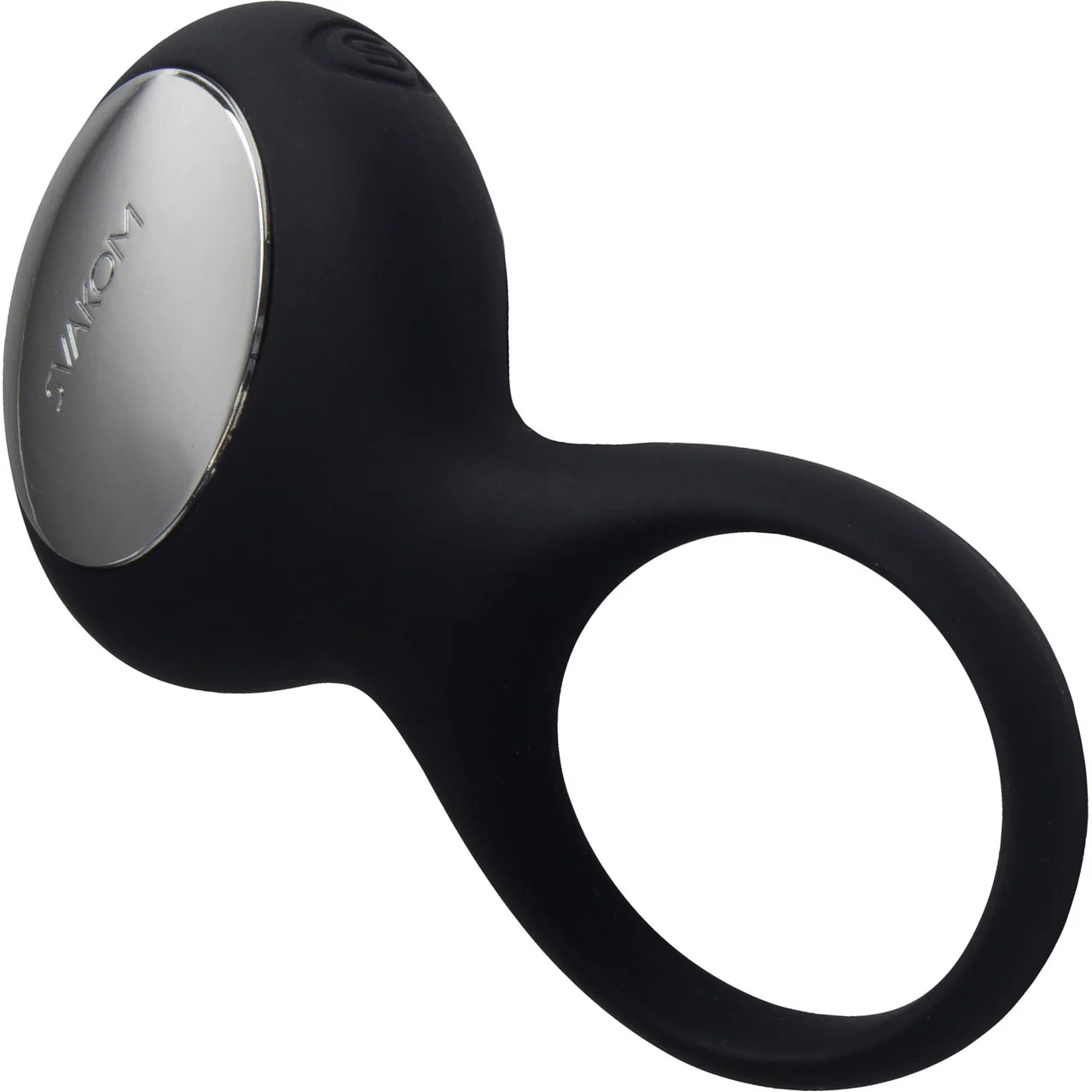 SVAKOM Tyler Vibrating Ring Rechargeable Silicone Cock Ring - Black - Image 6