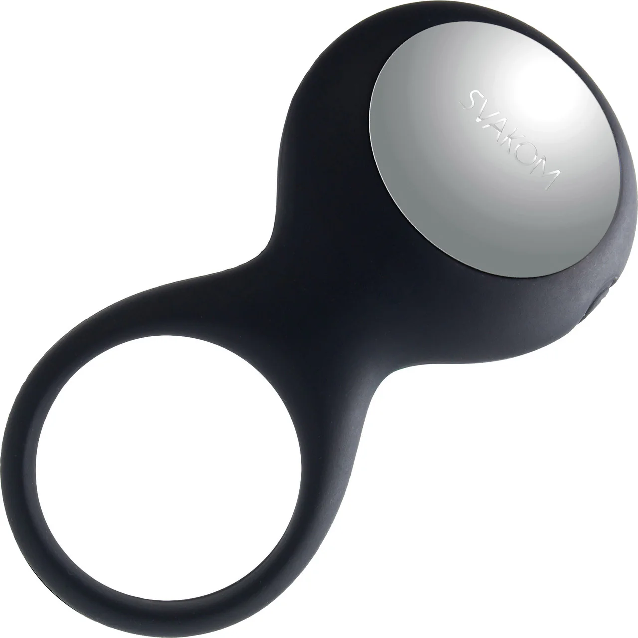 SVAKOM Tyler Vibrating Ring Rechargeable Silicone Cock Ring - Black - Image 7