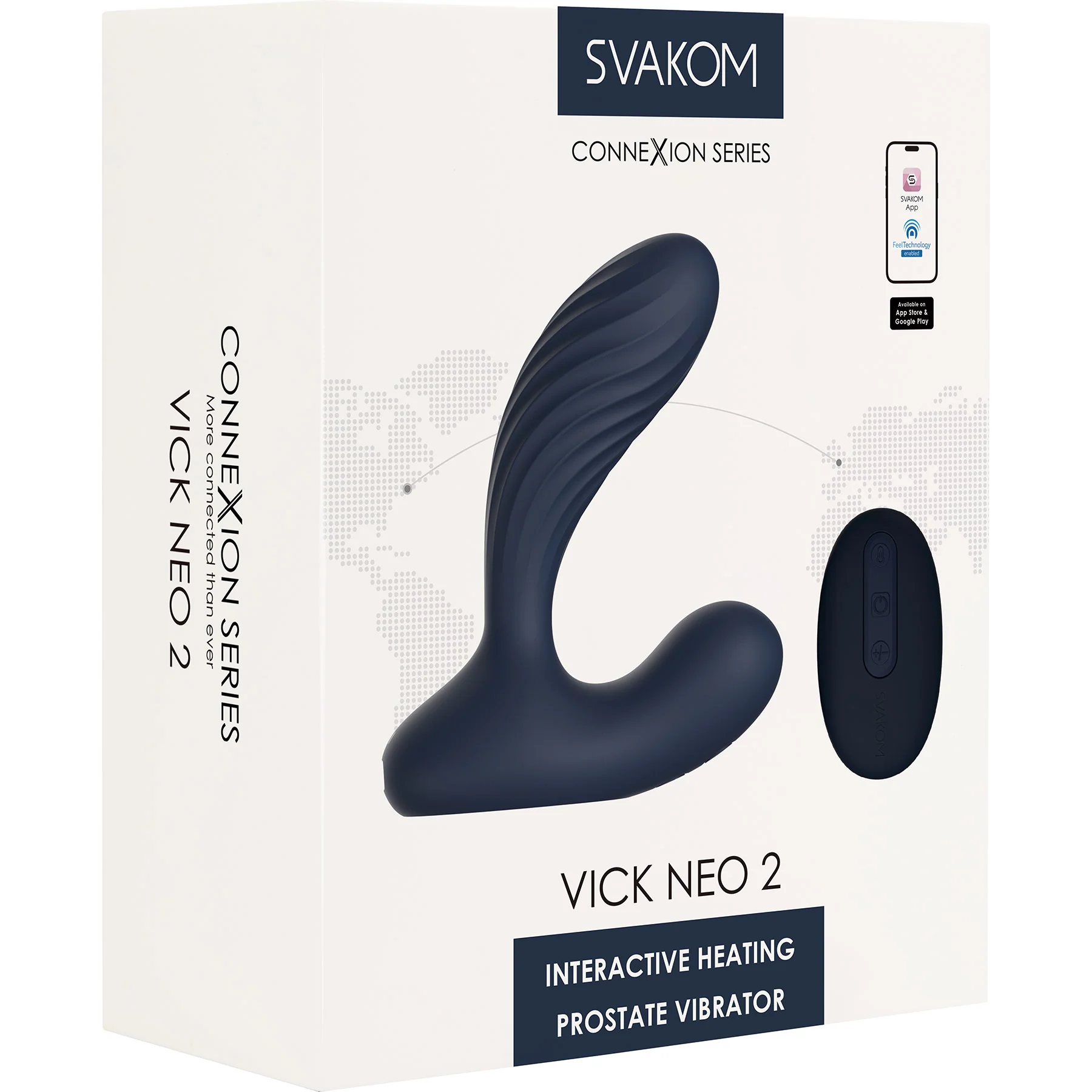 SVAKOM VICK NEO 2 Interactive Heating Silicone Prostate Vibrator With Remote - Image 13