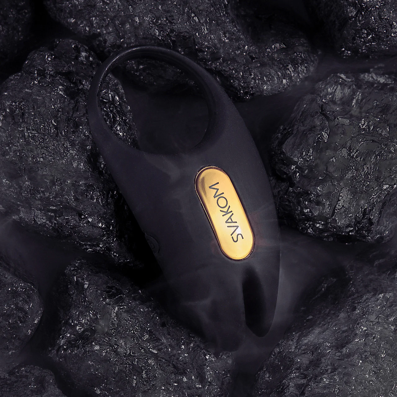 SVAKOM Winni 2 App Enabled Silicone Rechargeable Vibrating Cock Ring With Remote - Black - Image 11