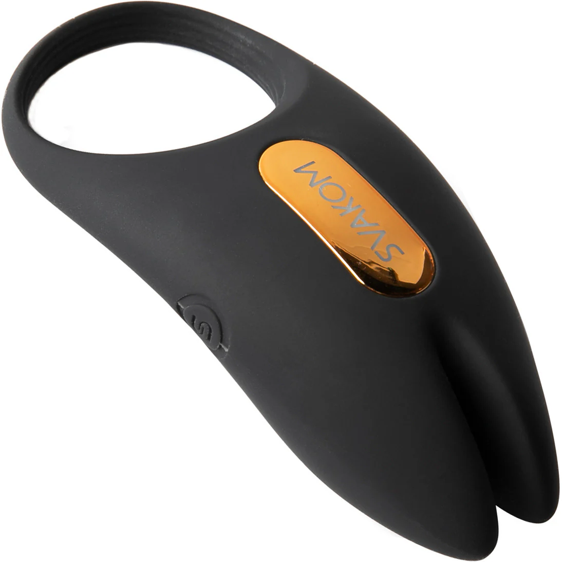 SVAKOM Winni 2 App Enabled Silicone Rechargeable Vibrating Cock Ring With Remote - Black - Image 4