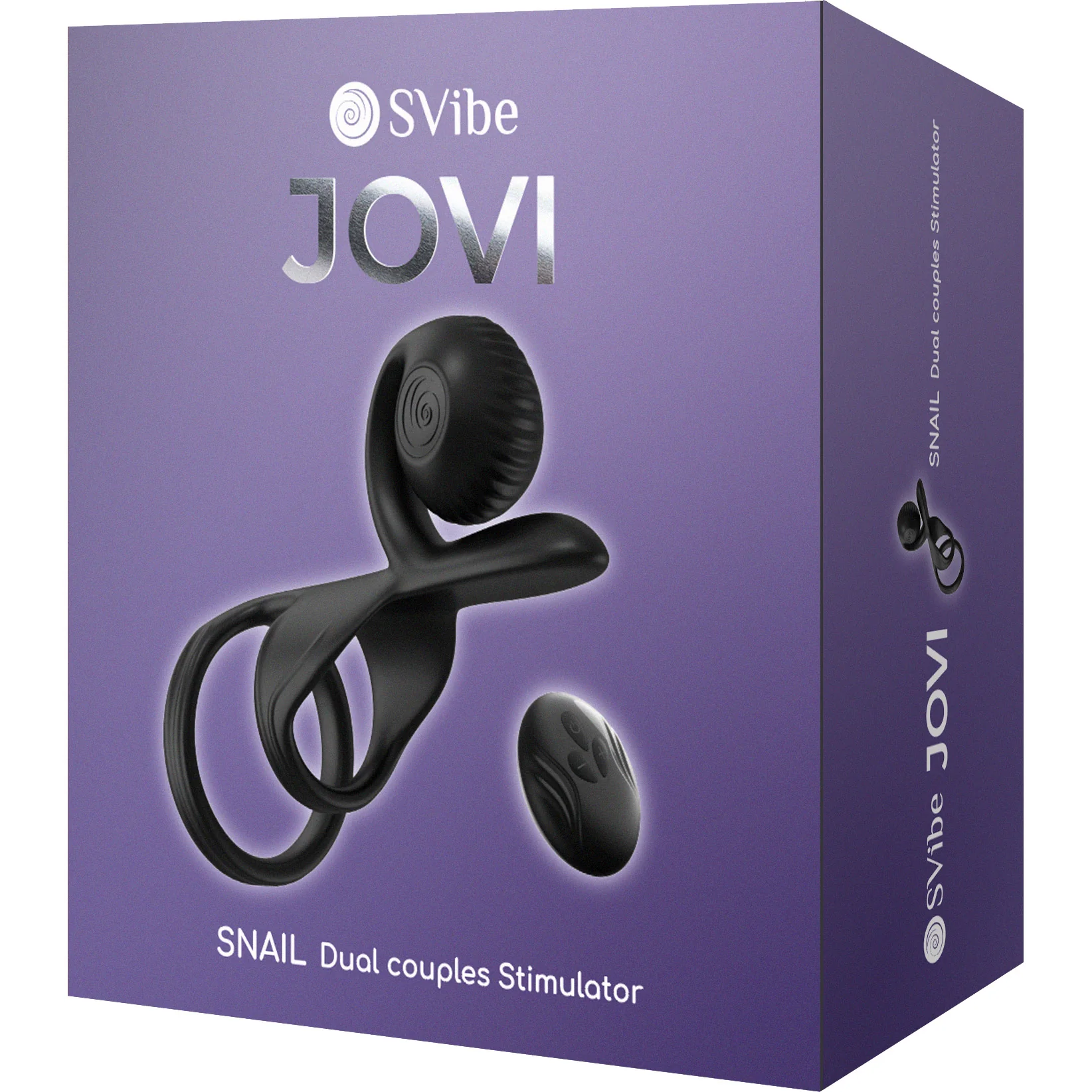 SVibe Snail Jovi Couples Ring Silicone Vibrating Cock Ring With Remote - Image 15