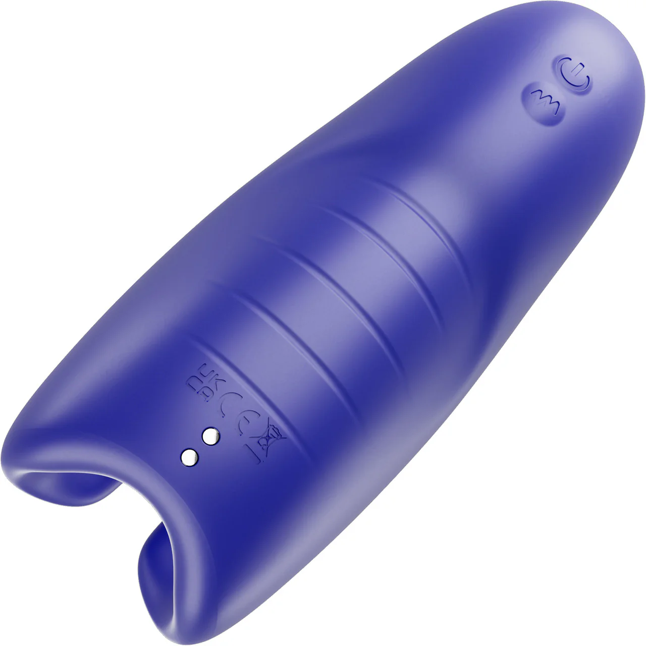 SVibe Snail EVO Silicone Penis Masturbator With Synchronized Head & Shaft Vibrations - Navy - Image 9
