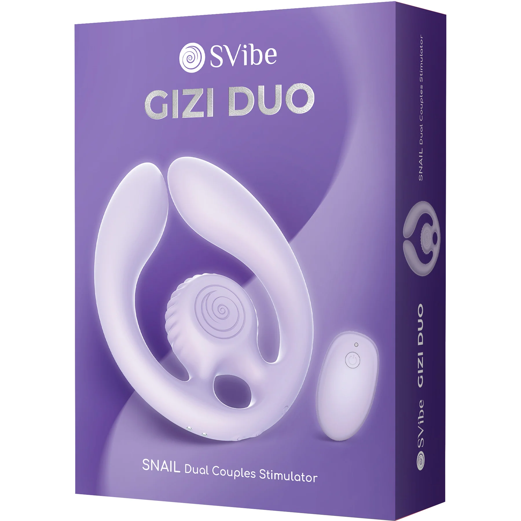 SVibe Snail GIZI Duo Silicone Waterproof Couples Vibrator With Remote - Image 13