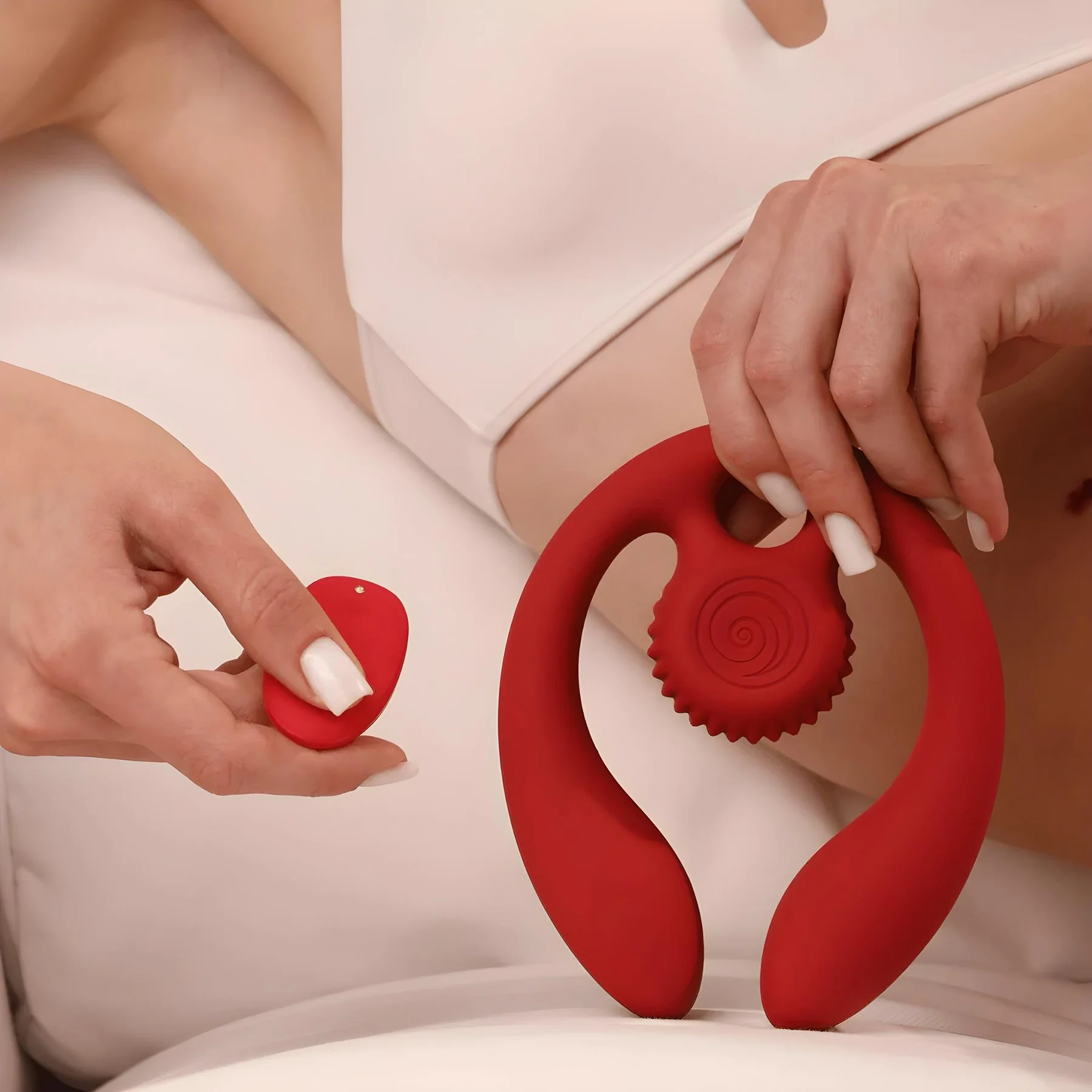 SVibe Snail GIZI Duo Silicone Waterproof Couples Vibrator With Remote - Image 25