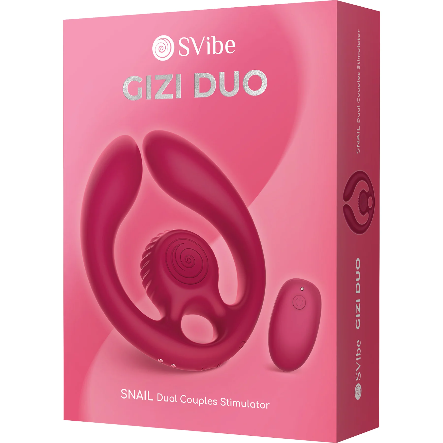SVibe Snail GIZI Duo Silicone Waterproof Couples Vibrator With Remote - Image 26