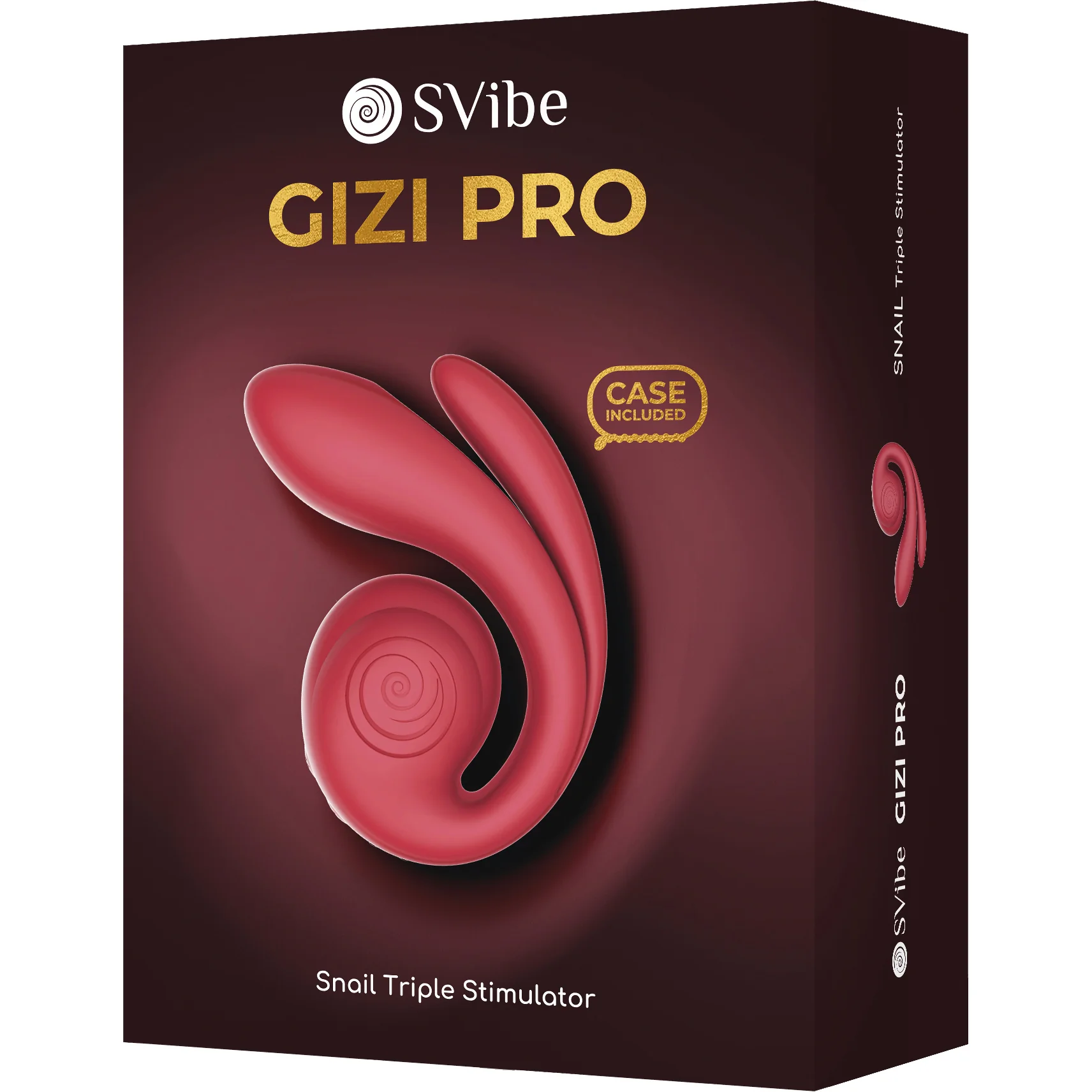 SVibe Snail Gizi Pro Silicone Rechargeable Waterproof Triple G-Spot Vibrator - Image 12