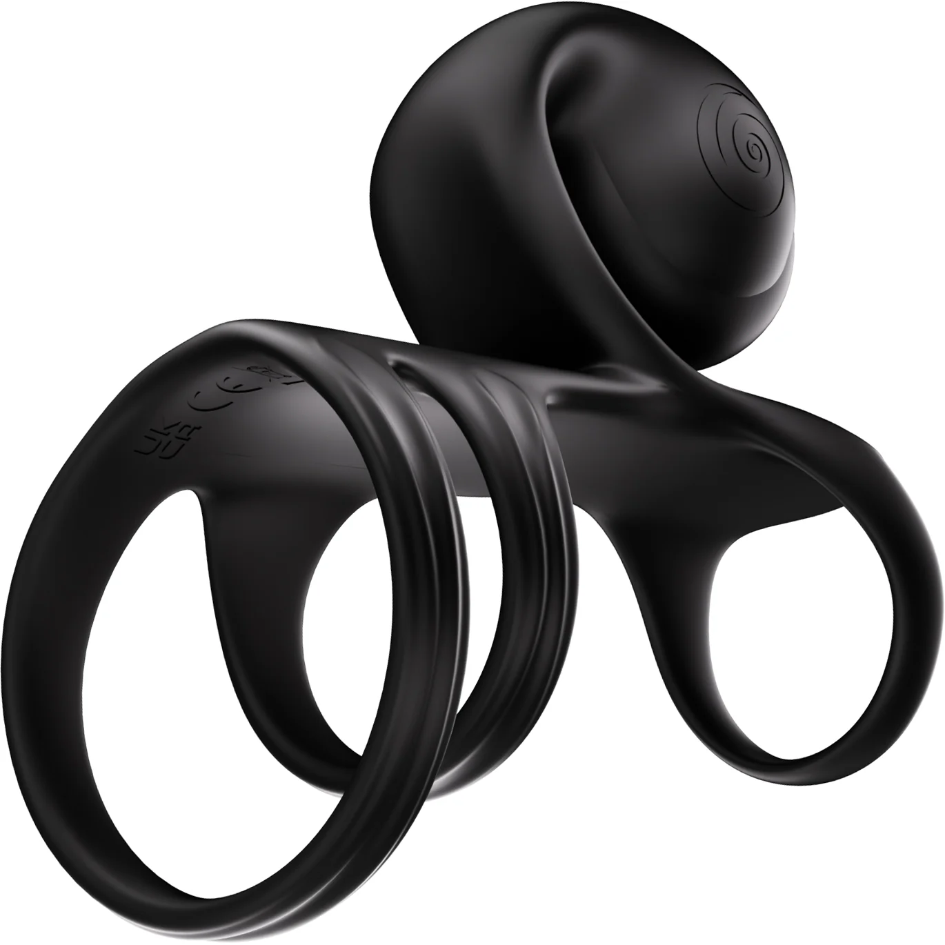 SVibe Snail Jovi Arc Couples Ring Silicone Vibrating Cock Ring With Remote - Image 19