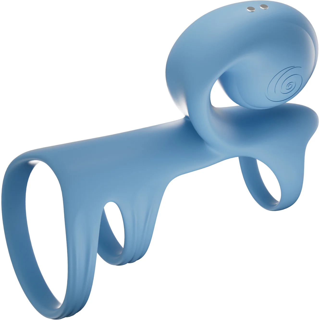 SVibe Snail Jovi Arc Couples Ring Silicone Vibrating Cock Ring With Remote - Image 2