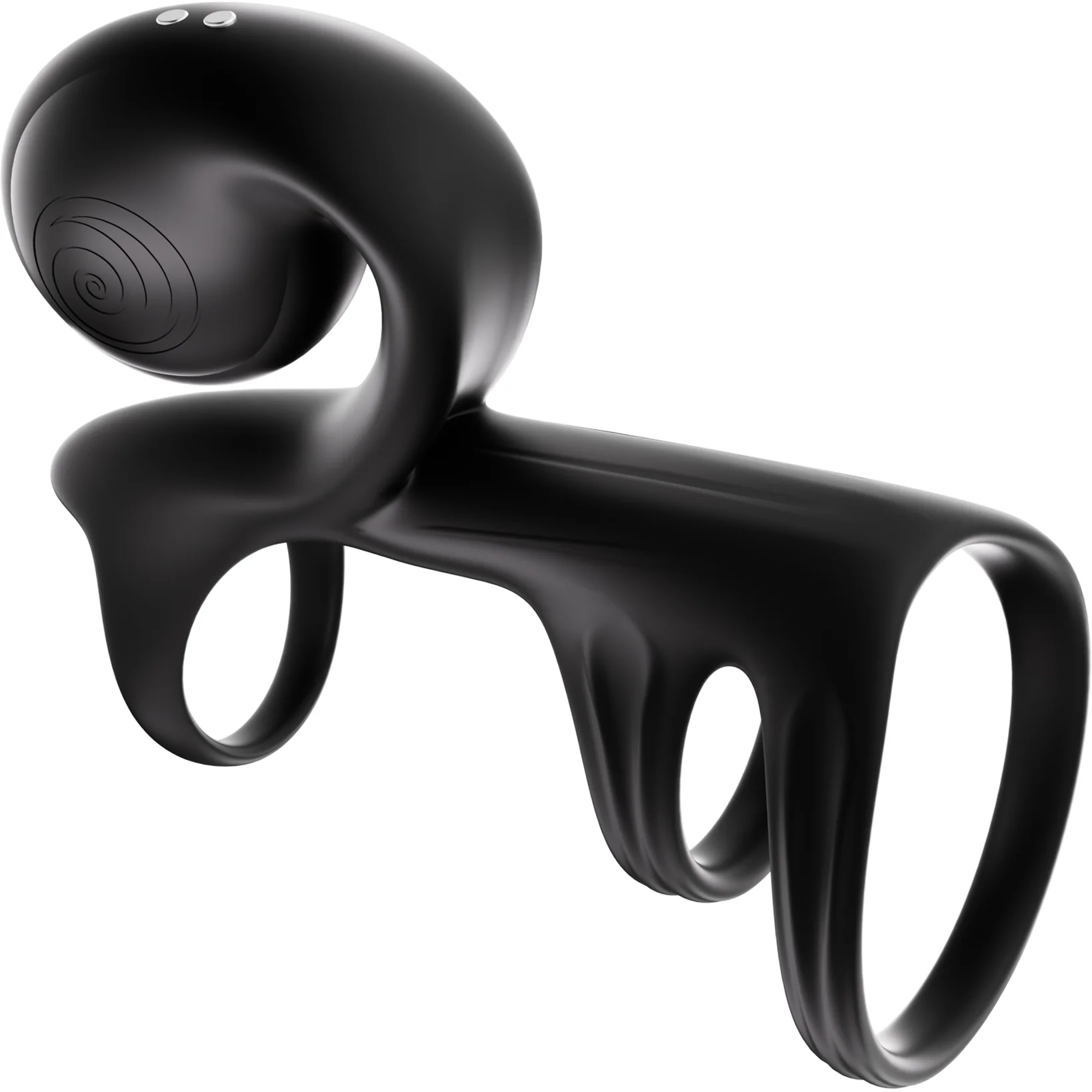 SVibe Snail Jovi Arc Couples Ring Silicone Vibrating Cock Ring With Remote - Image 22