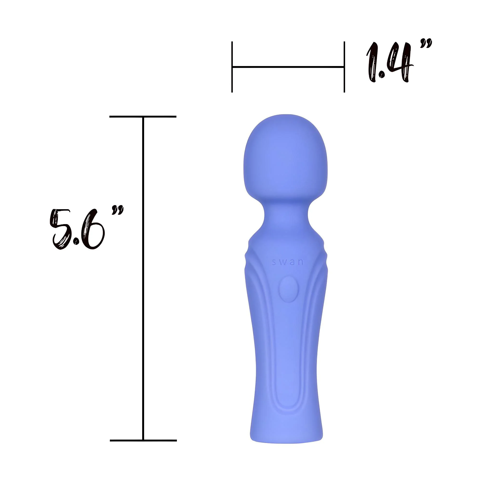 Swan Era Wand Mini Rechargeable Silicone Vibrating Wand - Image 14