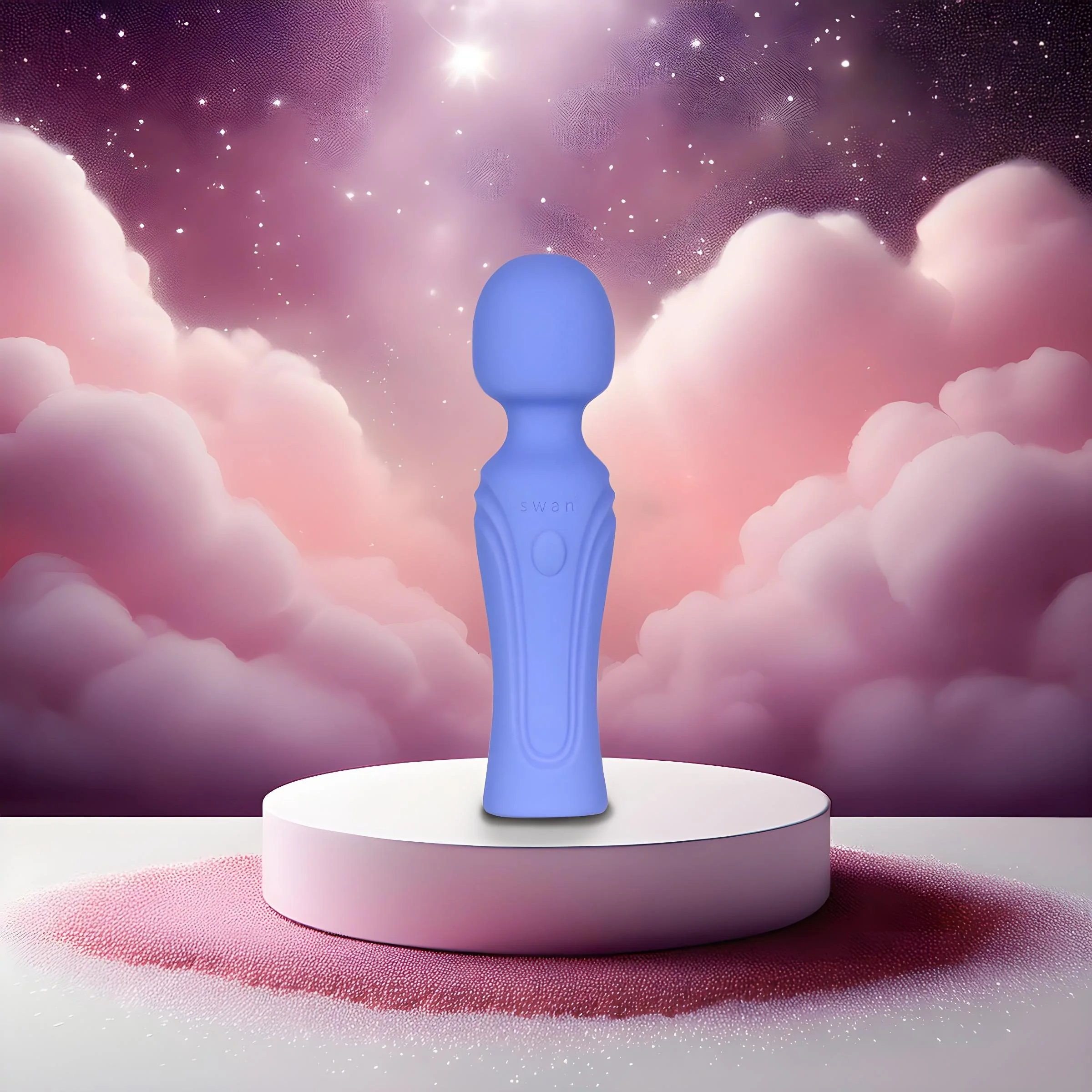 Swan Era Wand Mini Rechargeable Silicone Vibrating Wand - Image 8