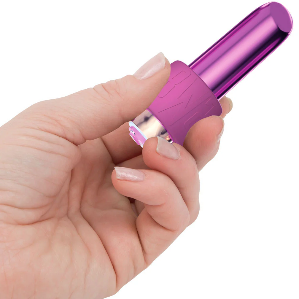 Swan Maximum Rechargeable Waterproof Bullet Vibrator With Silicone Comfy Cuff – Pink - Image 7