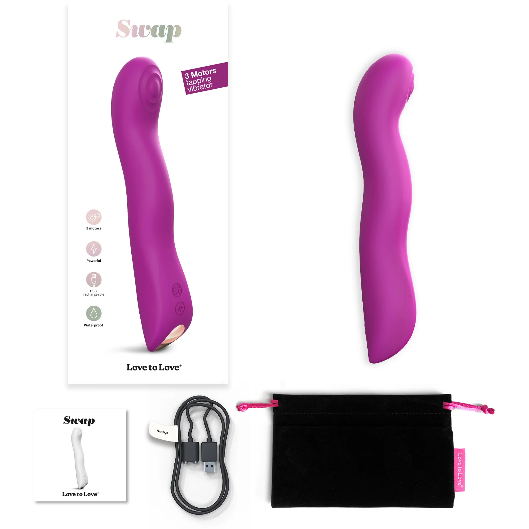 Swap Rechargeable Silicone Multiuse Vibrator By Love To Love - Image 16