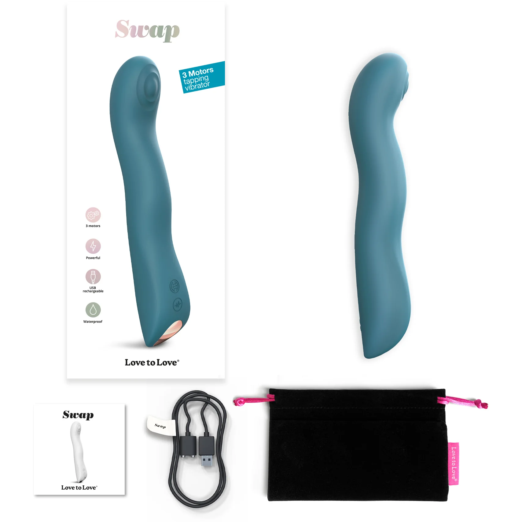 Swap Rechargeable Silicone Multiuse Vibrator By Love To Love - Image 8