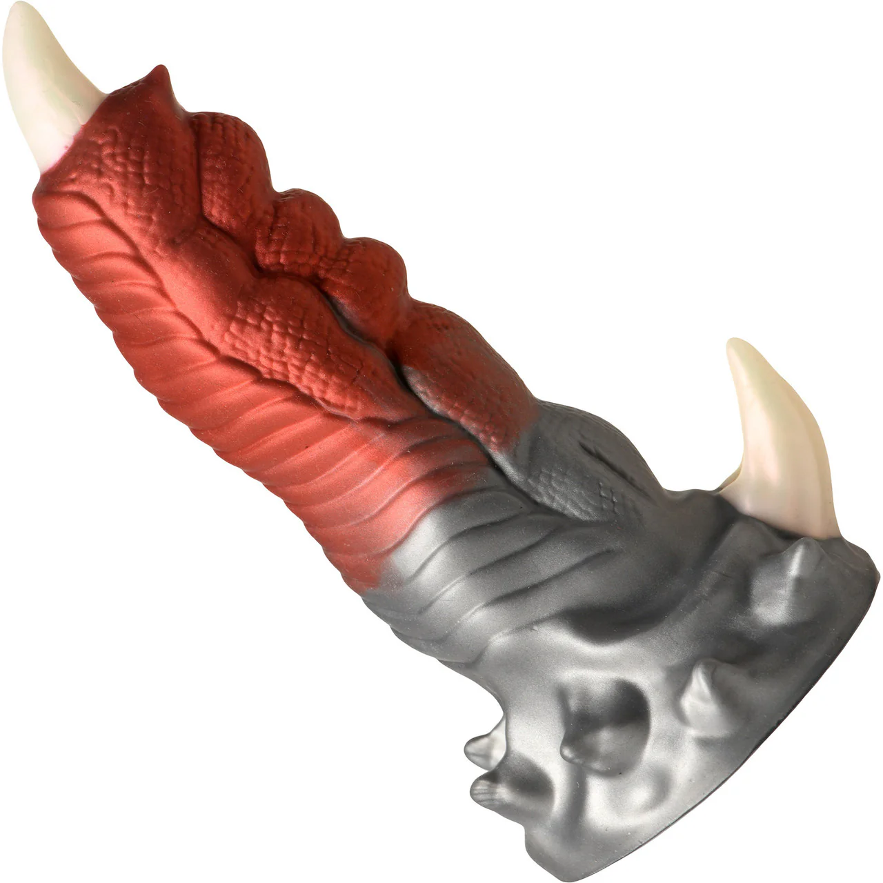 Talon 7" Silicone Dual Stimulation Suction Cup Dildo By Creature Cocks - Image 2