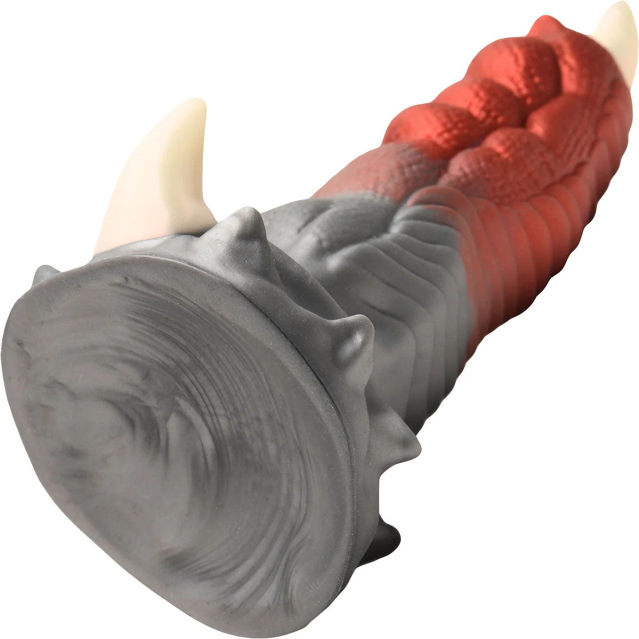 Talon 7" Silicone Dual Stimulation Suction Cup Dildo By Creature Cocks - Image 3
