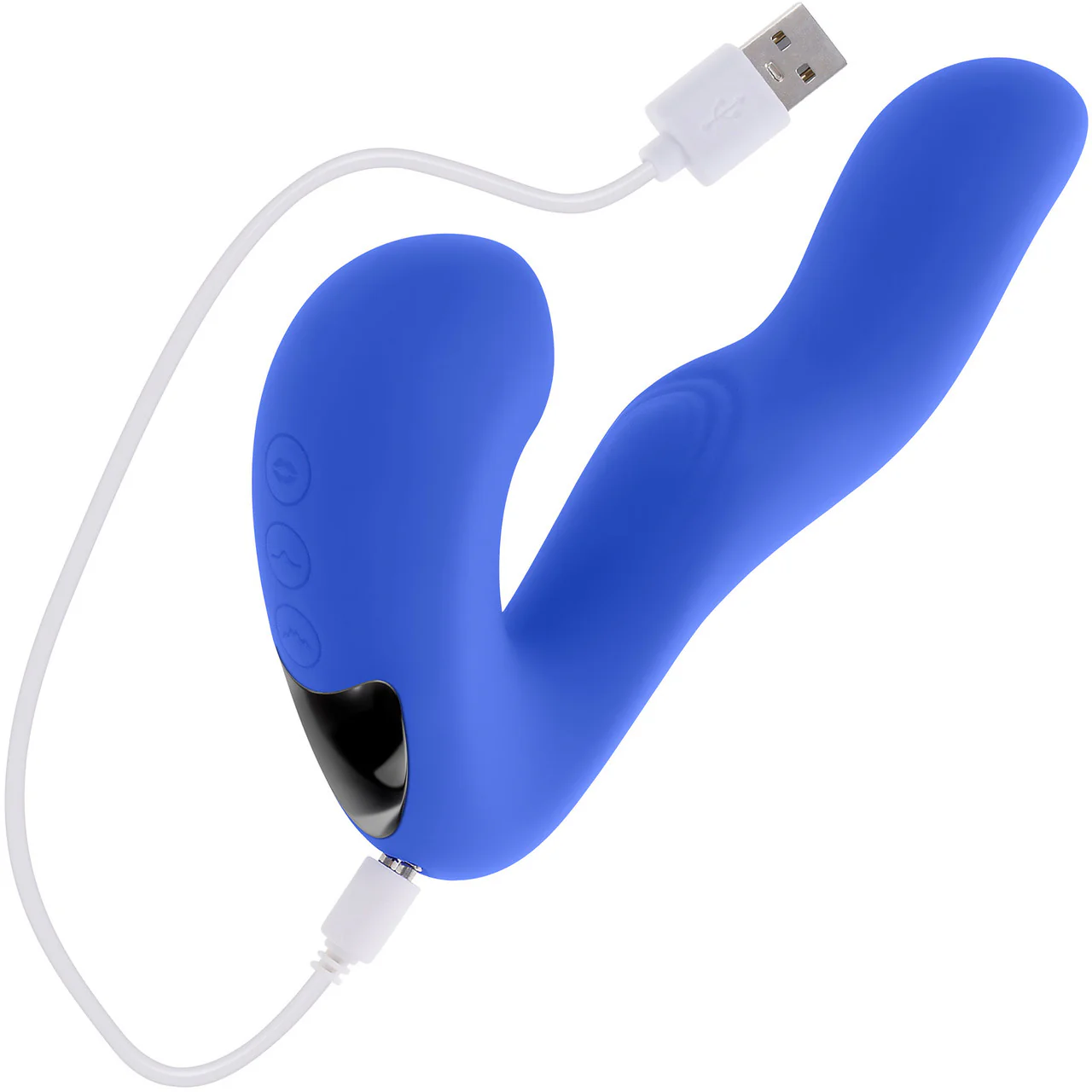 Tappity Tap Rechargeable Waterproof Silicone Dual Stimulation Vibrator By Evolved Novelties - Image 7