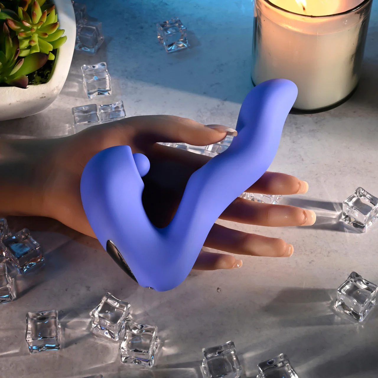 Tappity Tap Rechargeable Waterproof Silicone Dual Stimulation Vibrator By Evolved Novelties - Image 8