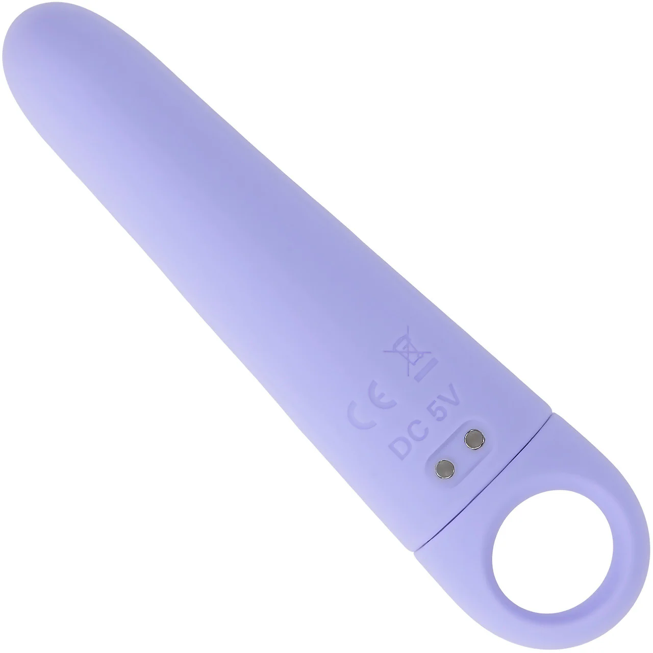 Tart Teaser Rechargeable Waterproof Silicone Wedge Vibrator By Evolved Novelties - Purple - Image 7