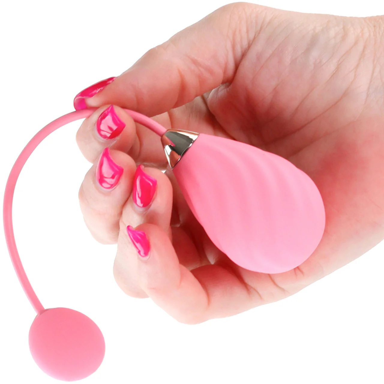 Techno Kandi Rechargeable Silicone App Controlled Vibrating Egg By NS Novelties - Pink - Image 2