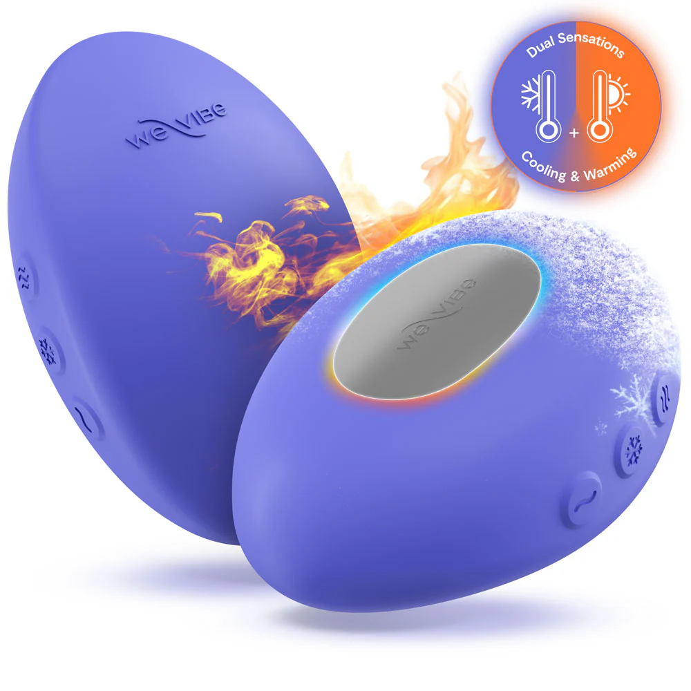 Temp By We-Vibe Heating & Cooling Rechargeable Silicone Lay-On Vibrator - Image 10