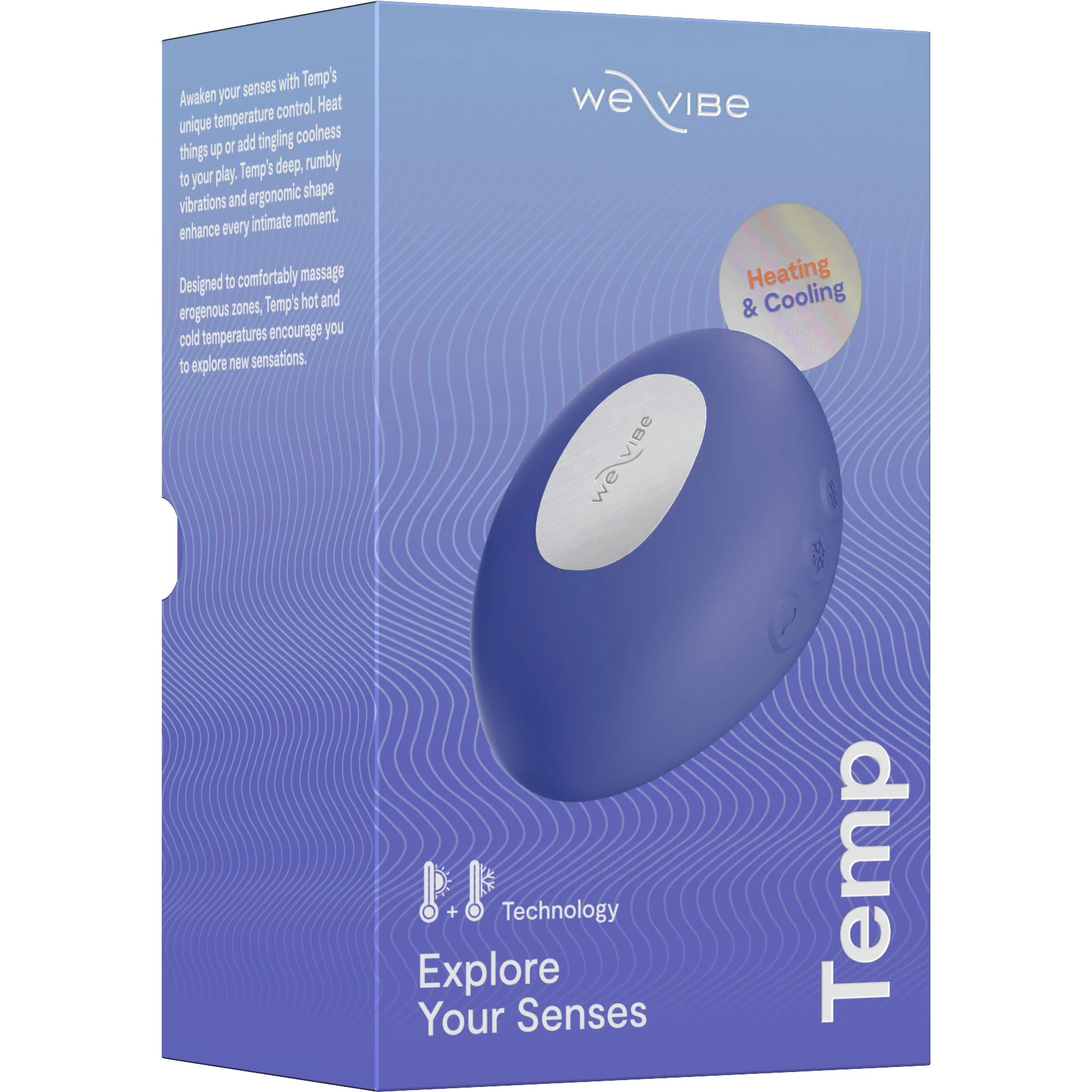 Temp By We-Vibe Heating & Cooling Rechargeable Silicone Lay-On Vibrator - Image 23
