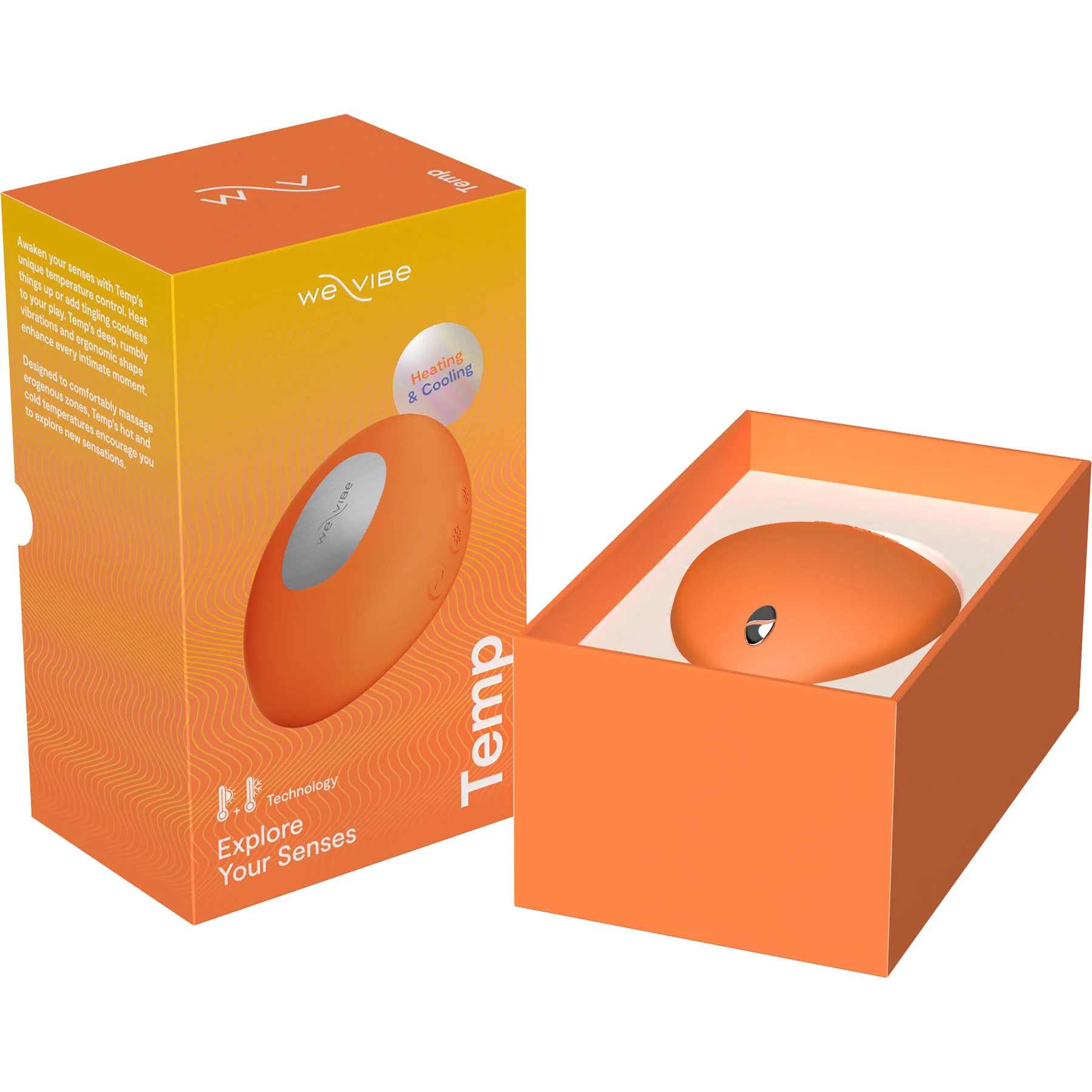 Temp By We-Vibe Heating & Cooling Rechargeable Silicone Lay-On Vibrator - Image 42