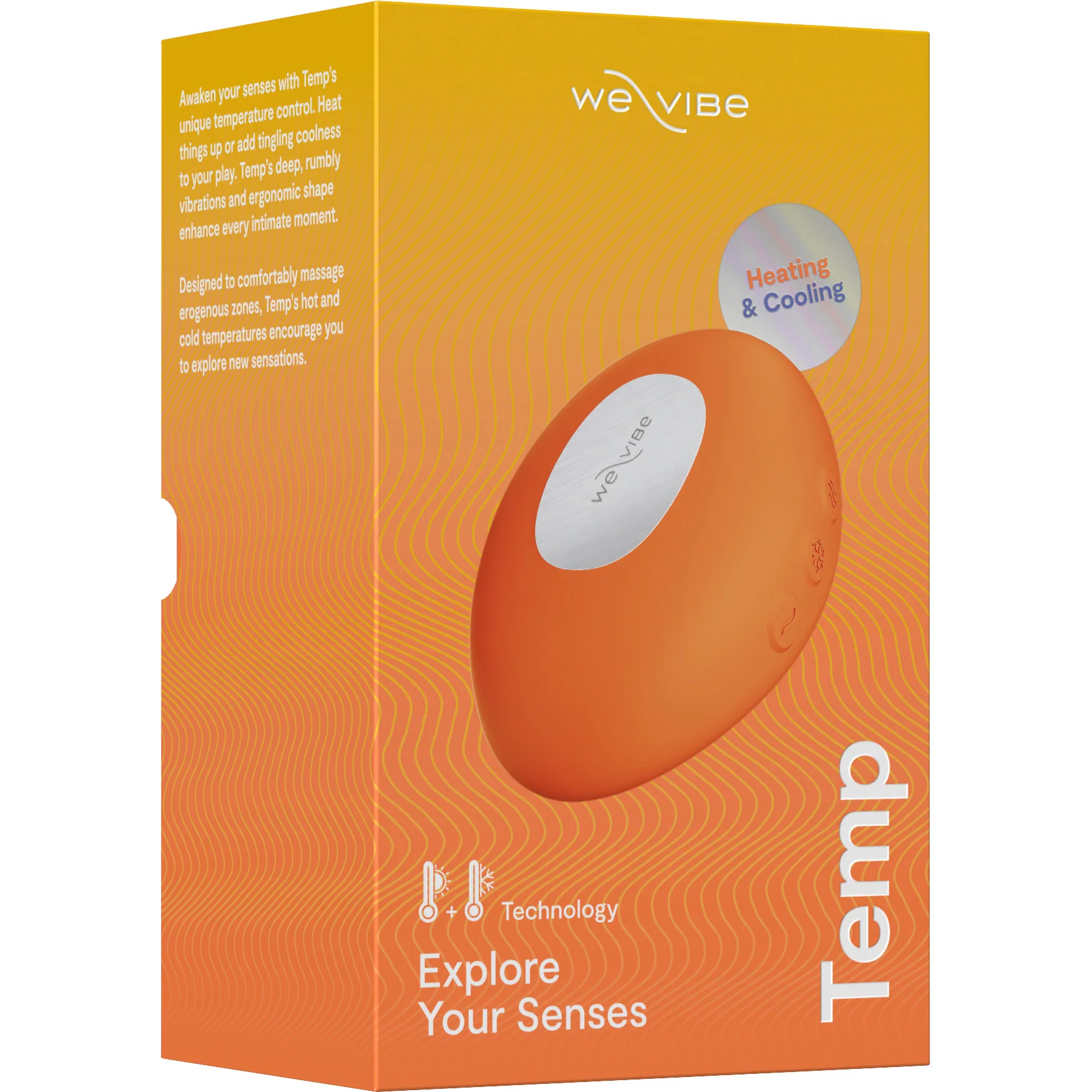 Temp By We-Vibe Heating & Cooling Rechargeable Silicone Lay-On Vibrator - Image 44