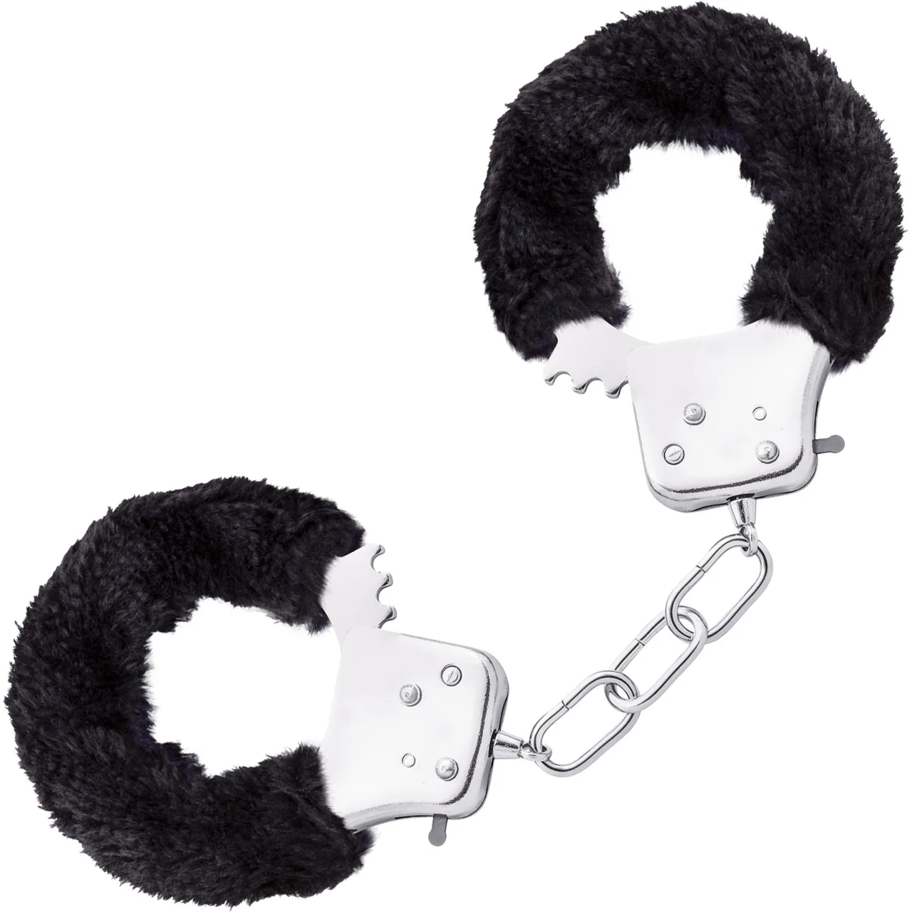 Temptasia Beginner Cuffs By Blush - Black Faux Fur - Image 3