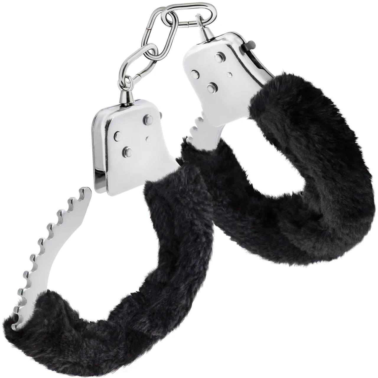 Temptasia Beginner Cuffs By Blush - Black Faux Fur - Image 4