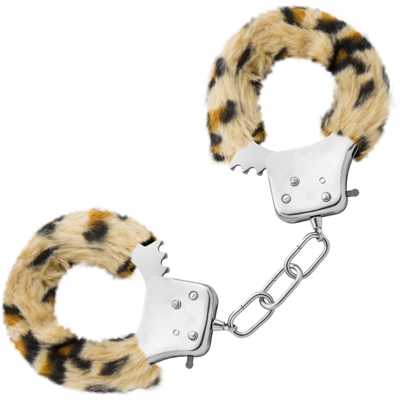 Temptasia Beginner Cuffs By Blush - Leopard Faux Fur - Image 3
