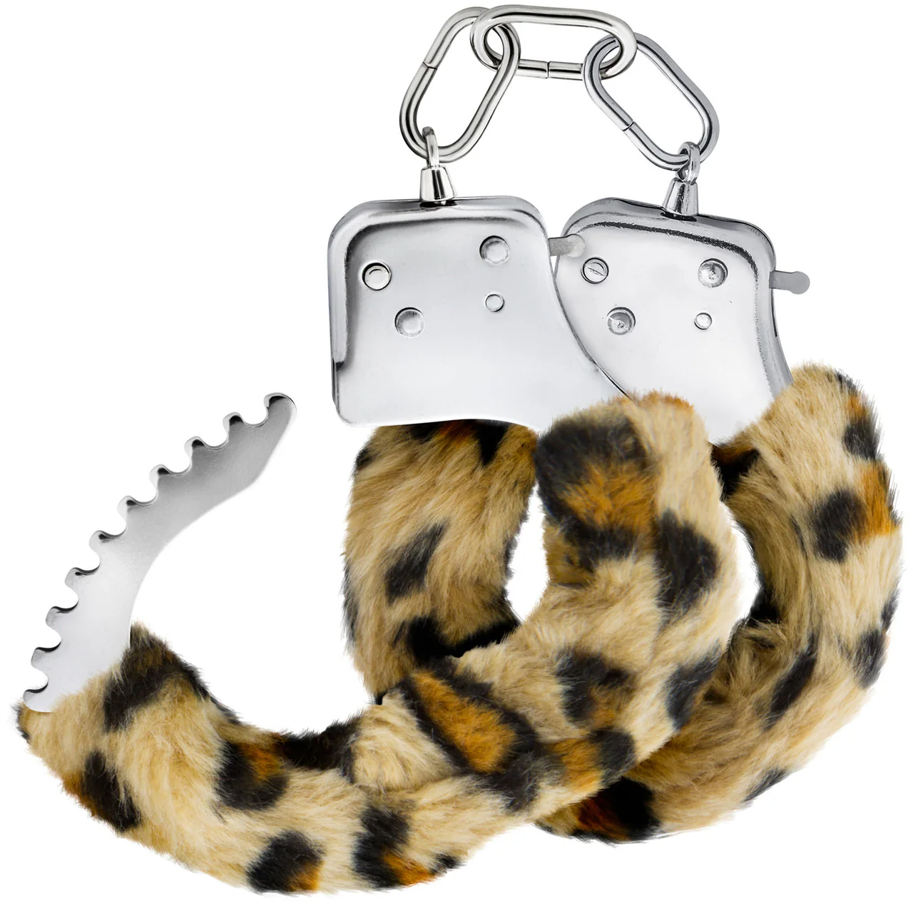 Temptasia Beginner Cuffs By Blush - Leopard Faux Fur - Image 6