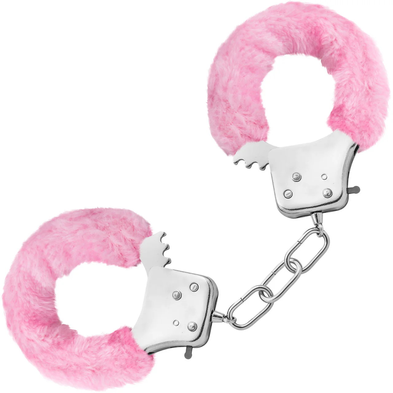 Temptasia Beginner Cuffs By Blush - Pink Faux Fur - Image 3