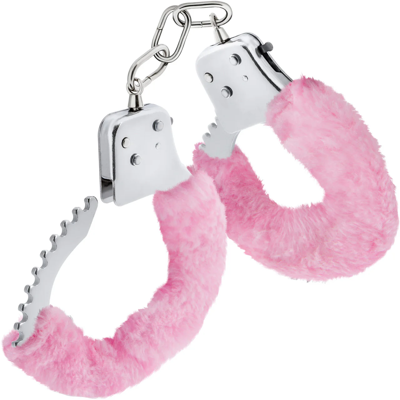Temptasia Beginner Cuffs By Blush - Pink Faux Fur - Image 4