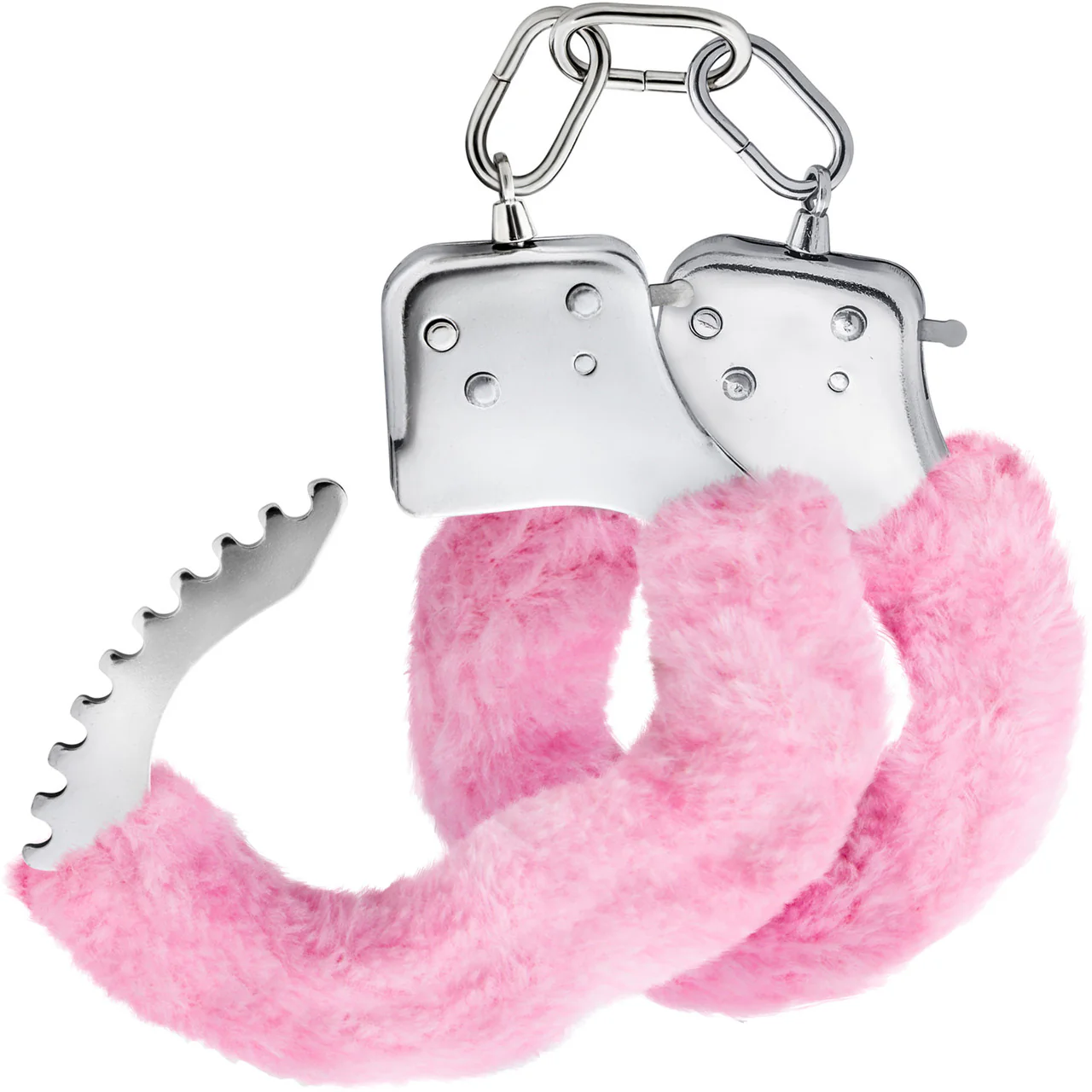 Temptasia Beginner Cuffs By Blush - Pink Faux Fur - Image 6