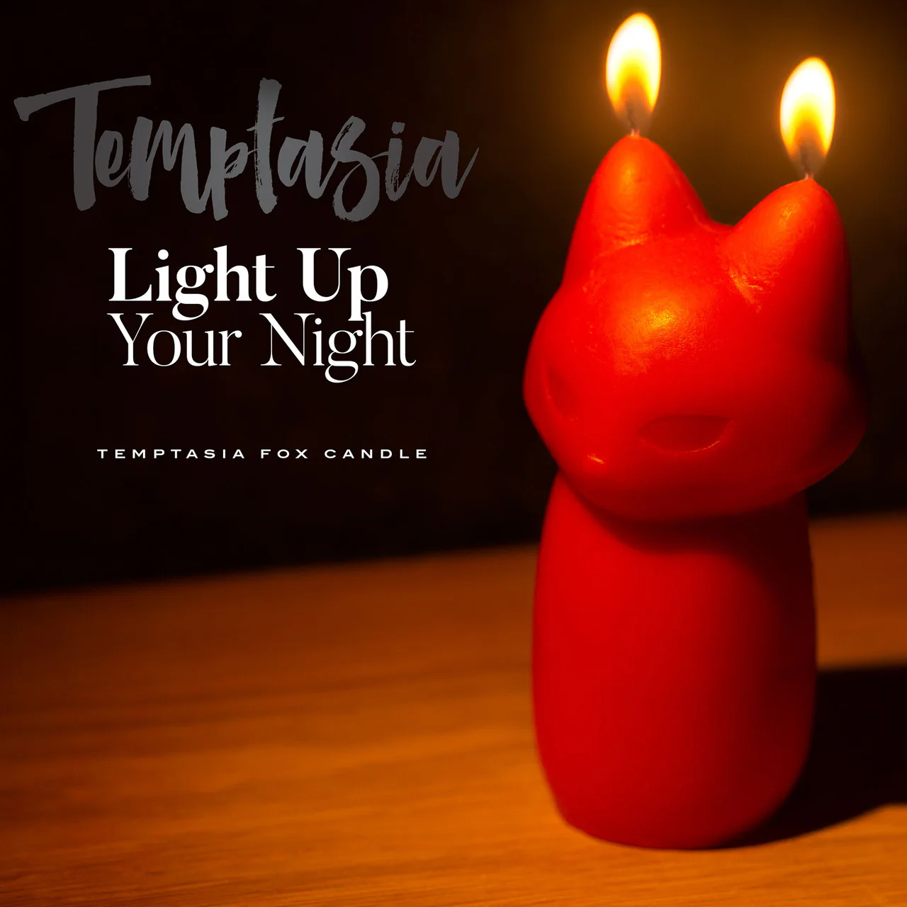 Temptasia Fox Drip Candle - Red - Image 5